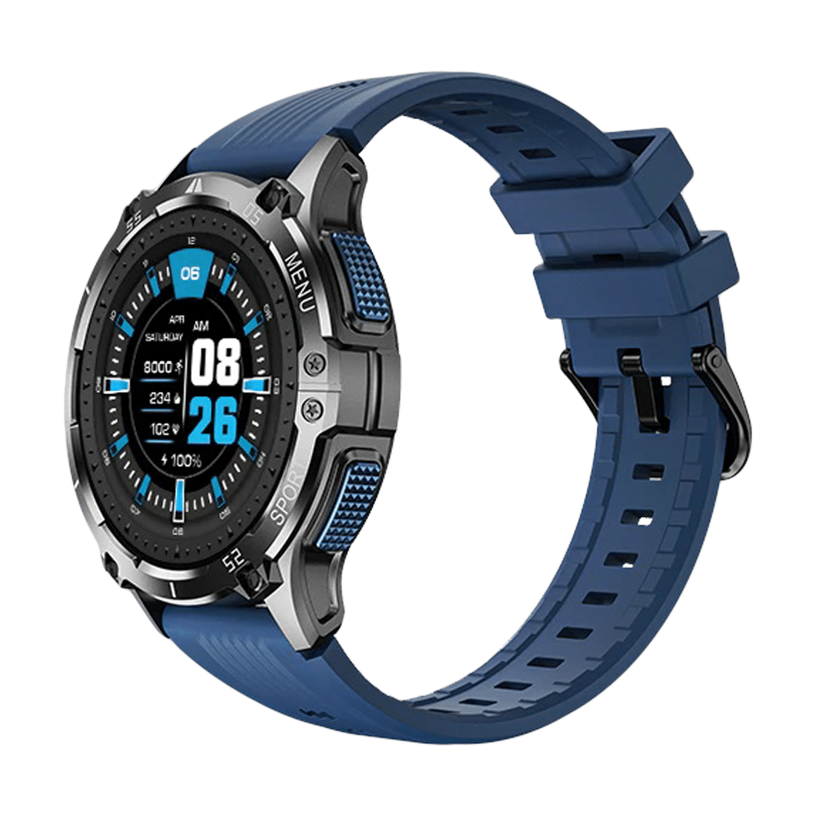 Buy Noise Noisefit Force Plus Smartwatch With Bluetooth Calling 3708mm Amoled Display Ip67 7892